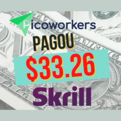 Site Picoworkers é seguro e confiável – Saiba como funciona e veja a prova de pagamento