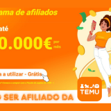 Como ser afiliado da Temu em Portugal para ganhar dinheiro (comissões)